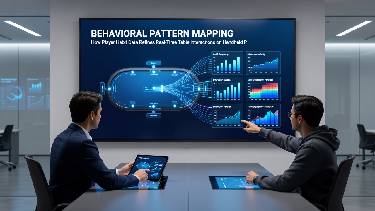 Analytics dashboard illustrating behavioral mapping for live dealer tables on mobile platforms