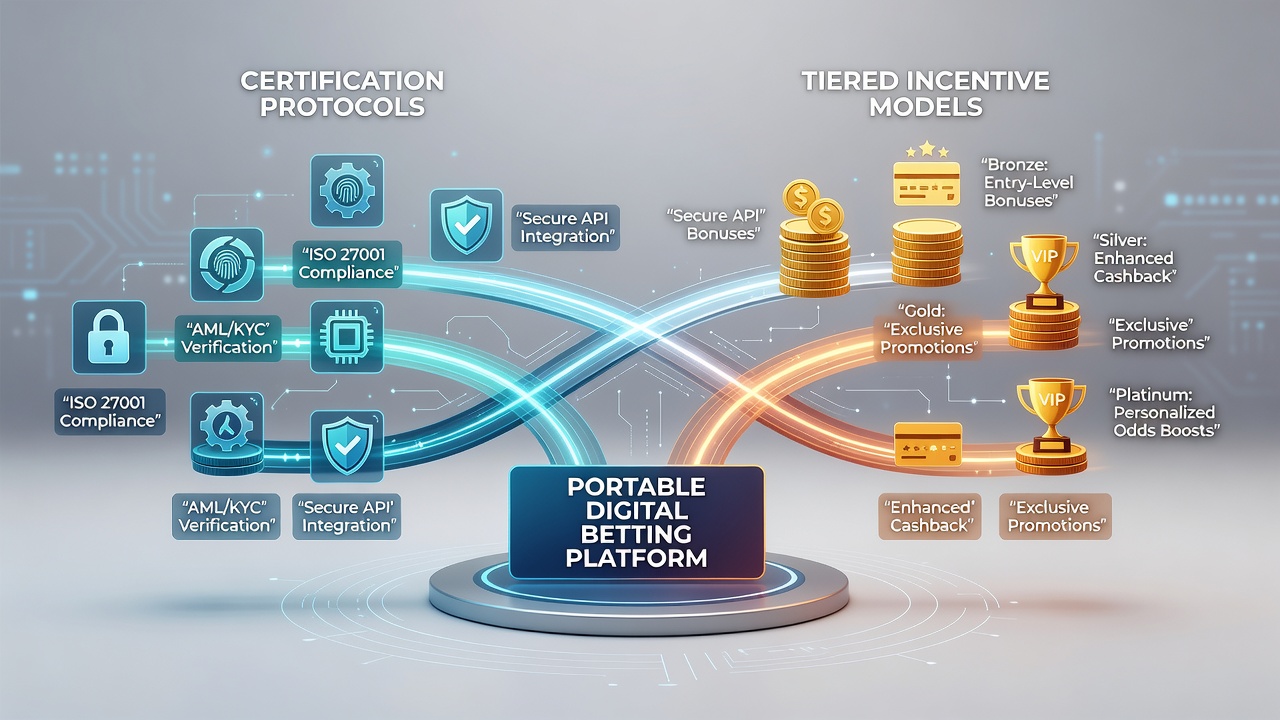 Cross-platform synchronization of certified rewards in digital betting applications