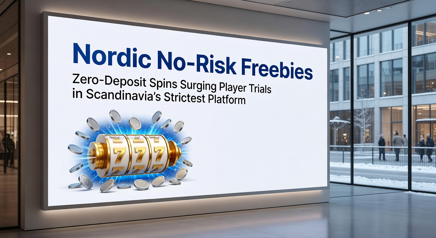 Graph showing upward trend in zero-deposit spin registrations across Scandinavian countries from 2024-2026, with peaks in Sweden and Denmark